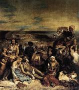 Eugene Delacroix The Massacre at Chios painting